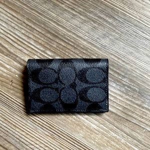 Coach men’s bifold card wallet